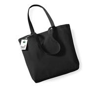 Baumwolltasche Shopper Westford Mill Organic Cotton Shopper Schwarz