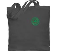 Baumwolltasche - St. - Saint Patricks Day Outfit Logo Badge St Paddys Shamrock Ireland Leprechaun I Pot of Gold Saint Pattys Irland - Unisize - Dunkelgrau - sankt patrick st.patricks irische irish