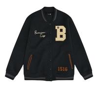 Bavarian Caps BC College Herren Freizeitjacke, Parkas grau Größe S Lifestyle Atmungsaktiv