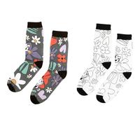 Bavarian Caps Biene Maja 2er Pack Socken (Größe 36 , mehrfarbig)