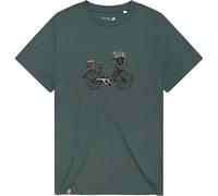 Bavarian Caps Damen T-Shirt Expresslieferdienst - Dunkelgrün L