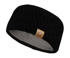 Bavarian Caps Damen Glitzer Stirnband (Größe ONE SIZE, schwarz)