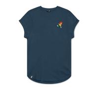 Bavarian Caps Damen Motiv T-Shirt, Pumuckl v2 - Dunkelblau, S, FT
