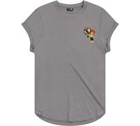 Bavarian Caps Damen Pumuckl Blumenstrauß T-Shirt, grau, S