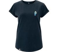 Bavarian Caps Damen Schlumpfine Monroe T-Shirt (Größe L, blau)