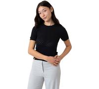 Bavarian Caps Damen T-Shirt Ajour-Top Ines Schwarz M