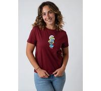 Bavarian Caps Damen T-Shirt aus Biobaumwolle - Schlumpfine Rot XL