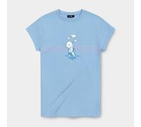 Bavarian Caps Damen T-Shirt I Mog Di Snoopy - Hellblau M