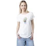 Bavarian Caps Damen T-Shirt Schlumpfine Weiß XL