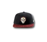 Bavarian Caps Dia de Muertos Snapback Cap schwarz