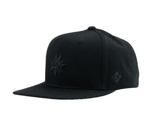 Bavarian Caps Edelweiß: Black Edition Flat Cap Basecaps schwarz Größe ONE SIZE Lifestyle