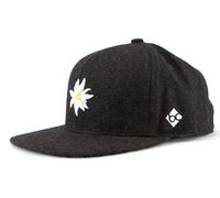 Bavarian Caps Edelweiß Flanell Dunkelbraun Snapback - one size