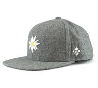 Bavarian Caps Edelweiß Flanell Grau Snapback - one size