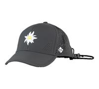 Bavarian Caps Edelweiß Outdoor V2 Curved Dunkelgrau - one size
