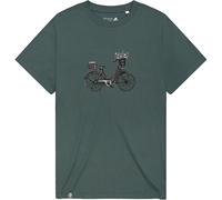 Bavarian Caps Damen T-Shirt Expresslieferdienst - Dunkelgrün L