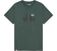 Bavarian Caps Herren T-Shirt Expresslieferdienst Dunkelgrün Größe M
