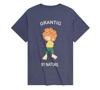 Bavarian Caps Grantig by Nature T-Shirt Grau Blau - XXL