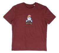 Bavarian Caps Herren Papa Schlumpf T-Shirt (Größe XL, rot)