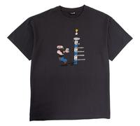 Bavarian Caps Herren Popeye Haut Den Lukas T-Shirt (Größe S, grau)