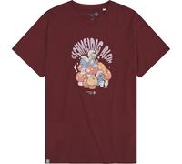 Bavarian Caps Herren Schlümpfe: Gschmeidig Bleim T-Shirt (Größe XL, rot)