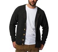 Bavarian Caps Herren Simmerl Strickjanker Jacke (Größe M, grau)