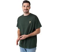 Bavarian Caps Herren Peanuts: NA, Merce T-Shirt, dunkelgrün, XL