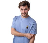 Bavarian Caps Herren T-Shirt Popeye Blau L