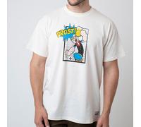 Bavarian Caps Herren Prost, Popeye T-Shirt (Größe M, weiss)