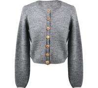 Bavarian Caps Damen Ida Jacke (Größe S, grau)
