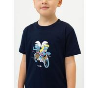 Bavarian Caps Kinder Schlümpfe: Trachtentandem T-Shirt (Größe 110 , blau)