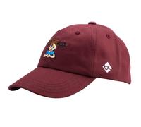 Bavarian Caps Kinder Cap Curved - Burgunderrot / Onesize