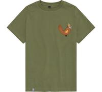 Bavarian Caps Kinder Huhn T-Shirt (Größe 110 , oliv)