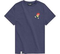 Bavarian Caps Kinder Motiv T-Shirt, Grantig by Nature v2 - Blau, 7-8, KT