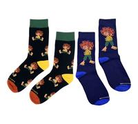 Bavarian Caps Socken 2er Sockenbox "Pumuckl" V2 bunt 25-30