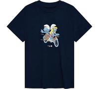 Bavarian Caps Kinder Schlümpfe: Trachtentandem T-Shirt (Größe 104 , blau)
