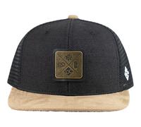 Bavarian Caps Kreizweis Snapback Cap (Größe ONE SIZE, schwarz)