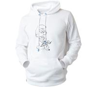 Bavarian Caps Herren Muffi, Zefix Hoodie (Größe XXL, weiss)