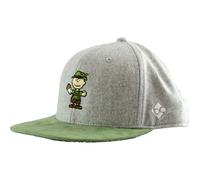 Bavarian Caps Peanuts: Charlie Brown Snapback Cap Basecaps grau Größe ONE SIZE Lifestyle