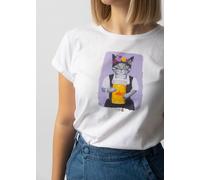Bavarian Caps Print T-Shirt Prost, Mauzi - Weiß M