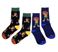 Bavarian Caps Kinder Socken Pumuckl – 2er Pack, mehrfarbig, Größe 31-35