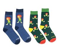 Bavarian Caps Pumuckl 2er Sockenbox, grün-blau, EU 41-46