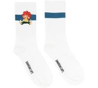 Bavarian Caps Pumuckl Lacht Socken (Größe 36 , weiss)