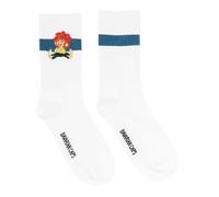 Bavarian Caps Pumuckl Lacht Socken (Größe 36 , weiss)