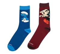 Bavarian Caps SCHLÜMPFE 2ER SOCKENBOX | Größe: 41-46