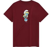 Bavarian Caps Damen Schlumpfine T-Shirt (Größe M, rot)