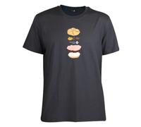 Bavarian Caps Herren T-Shirt , Bavarian Burger - Dunkelgrau, L