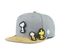Bavarian Caps Peanuts Transformer Cap (Größe ONE SIZE, grau)