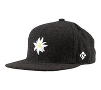 Bavarian Caps Cap Edelweiß Flanell – Unisex – Braun – ONE SIZE