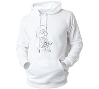Bavarian Caps Unisex Hoodie, Muffi Zefix - Weiß, XL