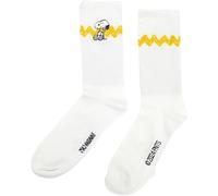 Bavarian Caps Unisex Peanuts: Snoopy Socken, weiß, 41|42|43|44|45|46